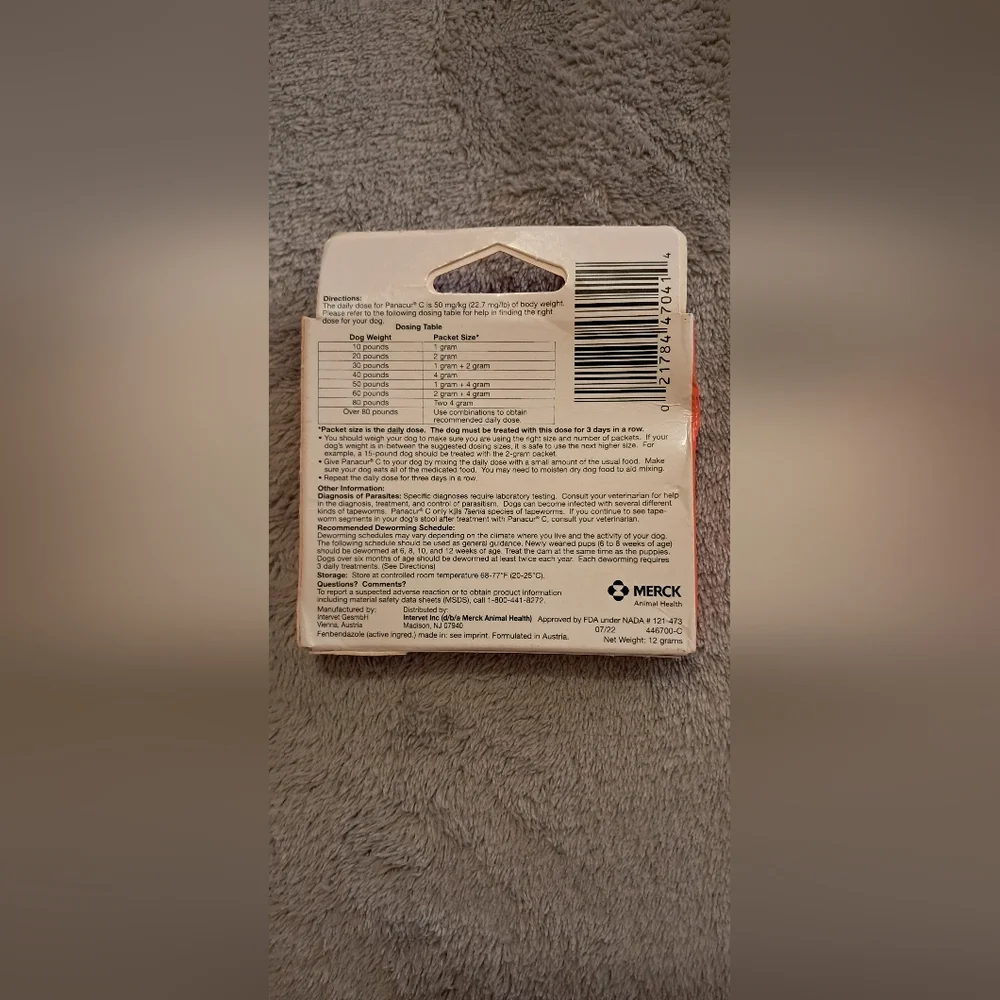 Panacur C Canine Dewormer